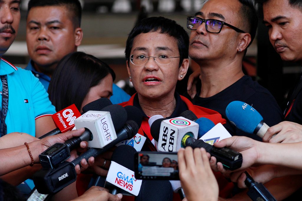 How Maria Ressa described her fight for press freedom before her conviction