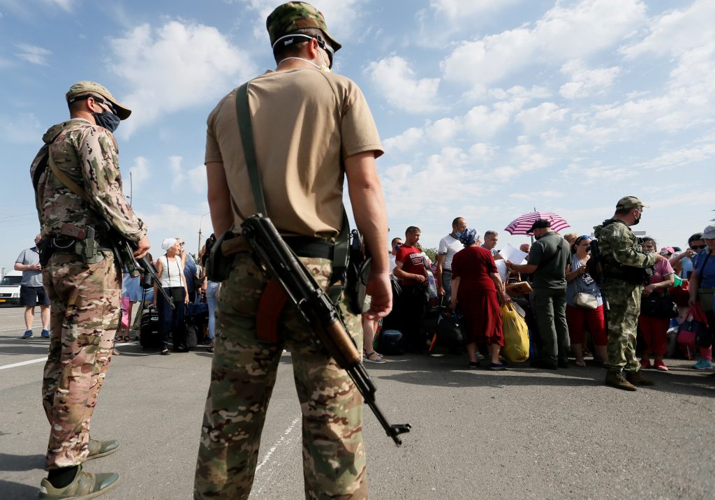 Coronavirus chaos reigns at front line checkpoints in Russian-occupied Ukraine