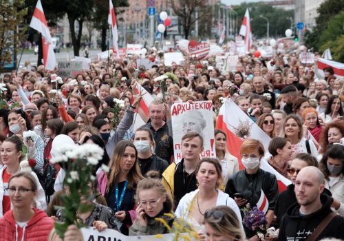 Belarus uprising faces Kremlin-backed crackdown