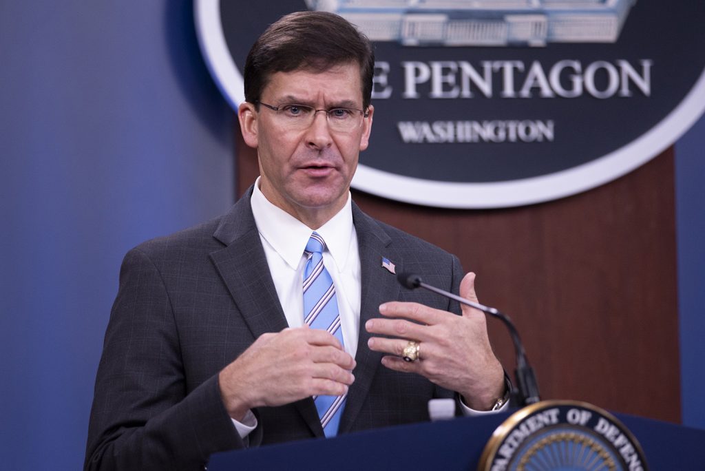 Transcript: Strengthening US alliances and partnerships with US Secretary of Defense Mark Esper