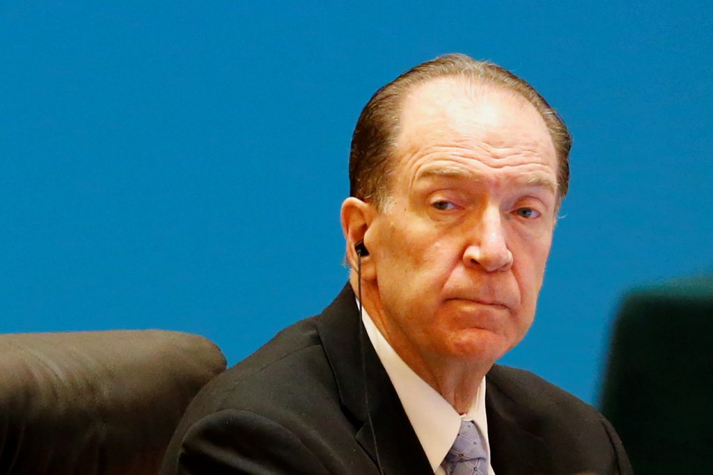 China’s economic transformation must change its relationship with the world, says World Bank President David Malpass