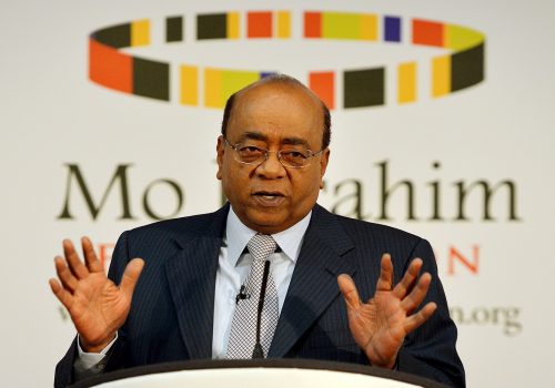 A conversation with entrepreneur and philanthropist Dr. Mo Ibrahim -  Atlantic Council