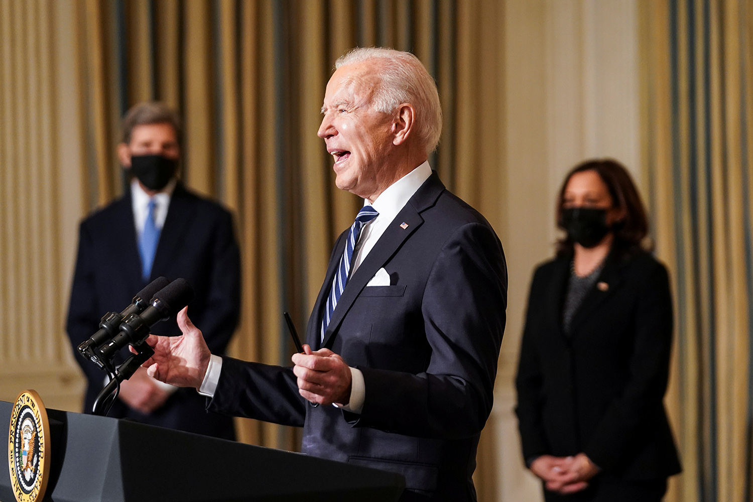Biden declares 'America is back' in welcome words to allies
