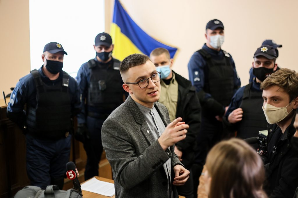 Ukrainians protest “political justice” over activist jailing