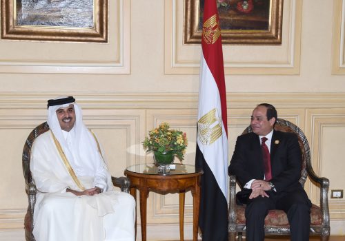 Qatar and Egypt are letting bygones be bygones