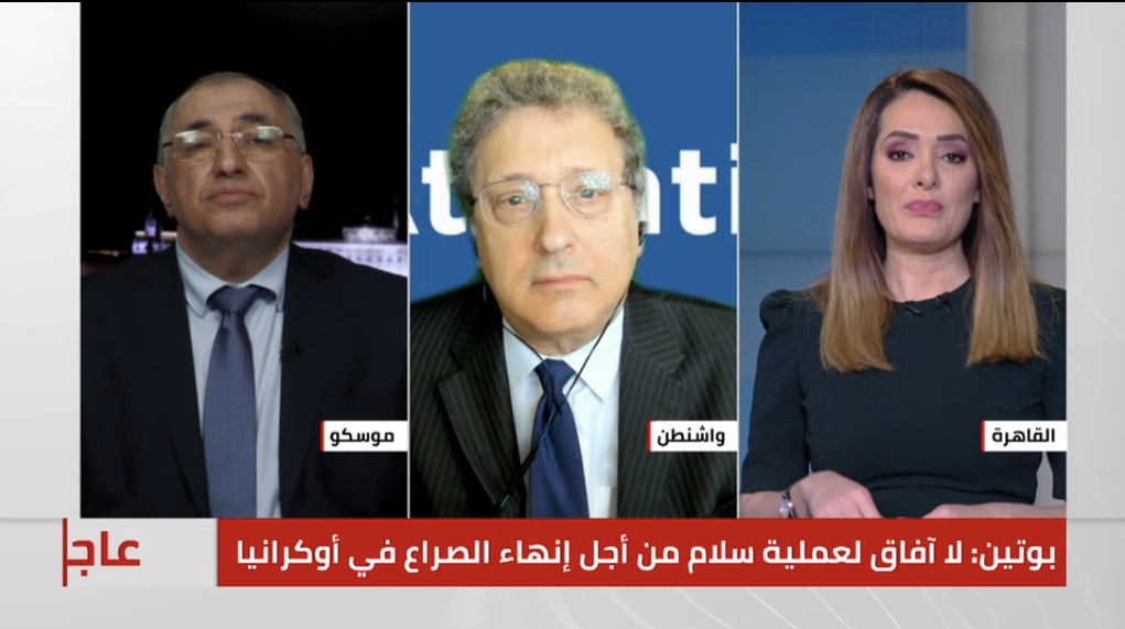 Thomas Warrick in in al-Ghad al-Arabi on televised Russian rhetoric