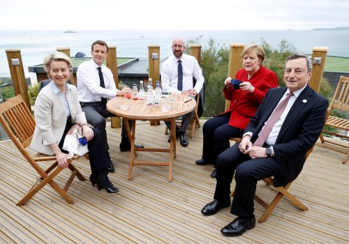 People sitting around a table