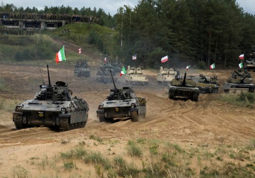 Italian Ariete tanks