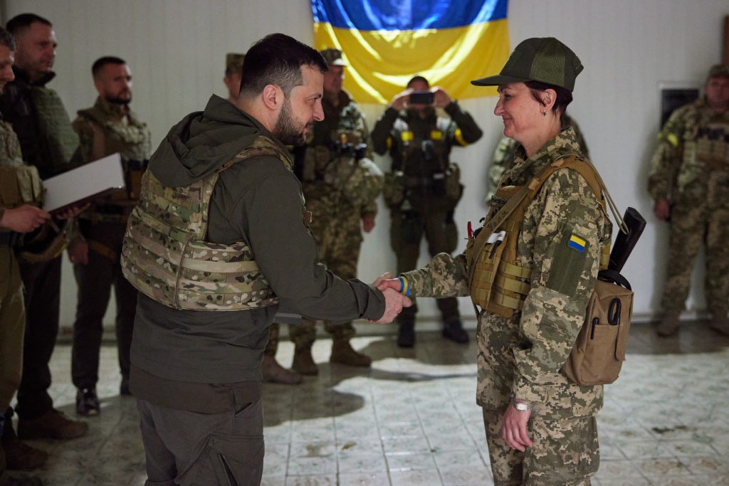 Ukraine’s female soldiers reflect country’s strong feminist tradition