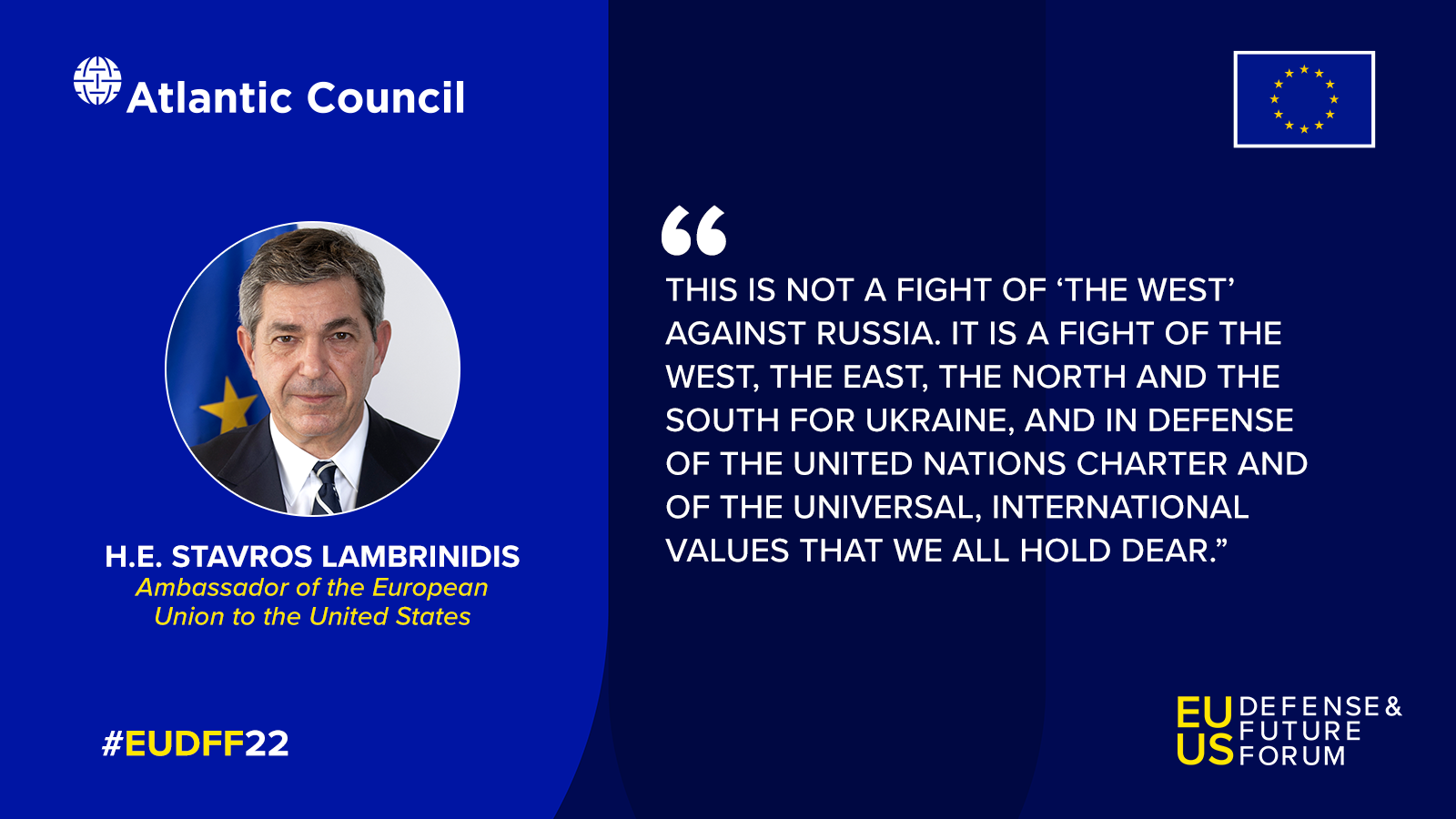 2022 EU-US Defense & Future Forum - Atlantic Council