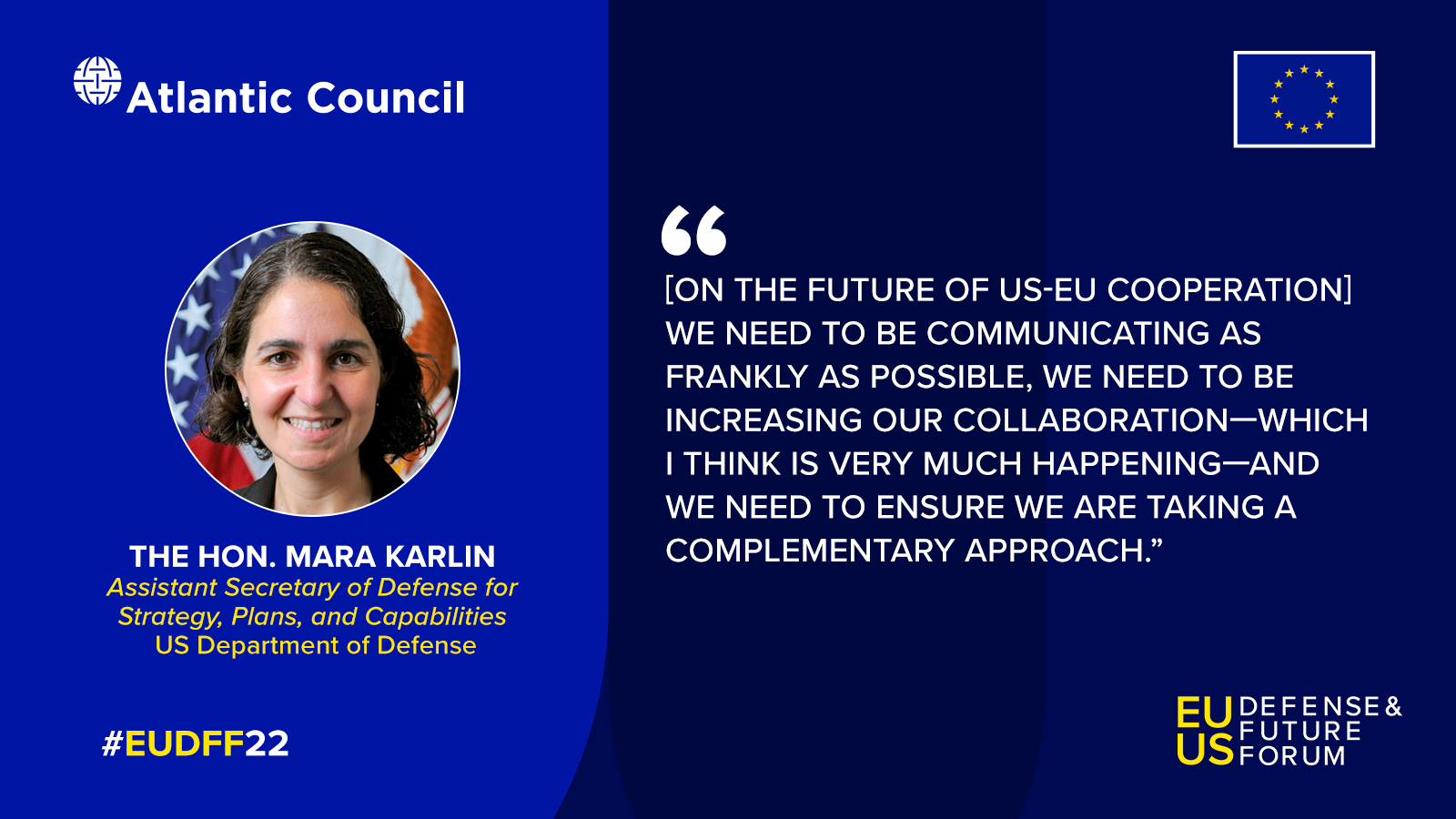 2022 EU-US Defense & Future Forum - Atlantic Council