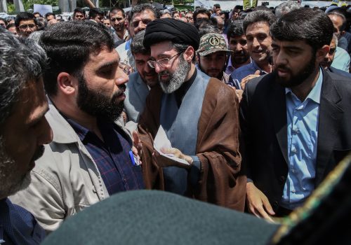 As the threat of conflict grows, Khamenei’s son is back in the spotlight