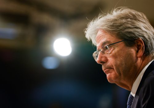 The EU and US must continue to work together, as a recession ‘can no longer be ruled out,’ says Paolo Gentiloni
