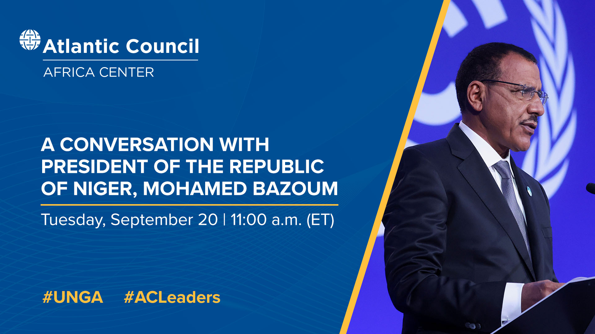 A conversation with the President of the Republic of Niger, Mohamed