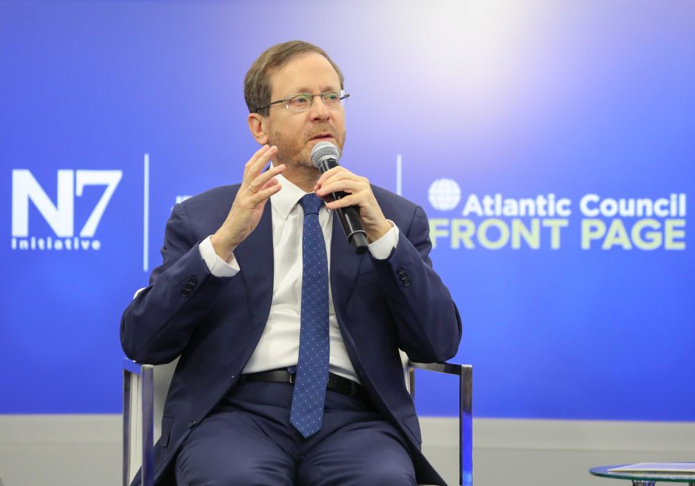 A conversation with president of israel isaac herzog atlantic council