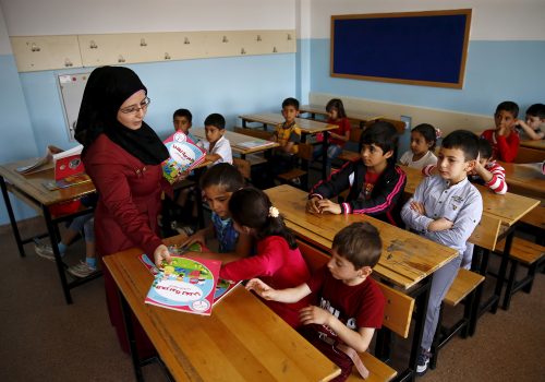 How an organization is promoting non-violence, tolerance, and peace in school education across the Middle East
