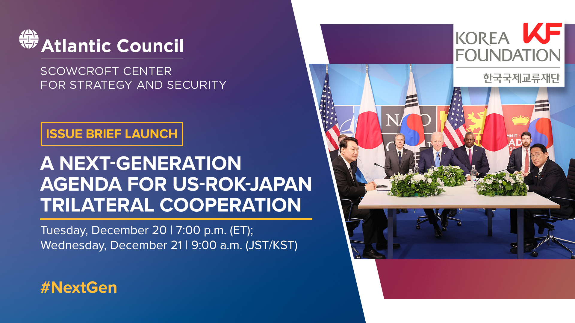 A Next generation Agenda For US ROK Japan Trilateral Cooperation a-next-generation-agenda-for-us-rok-japan-trilateral-cooperation