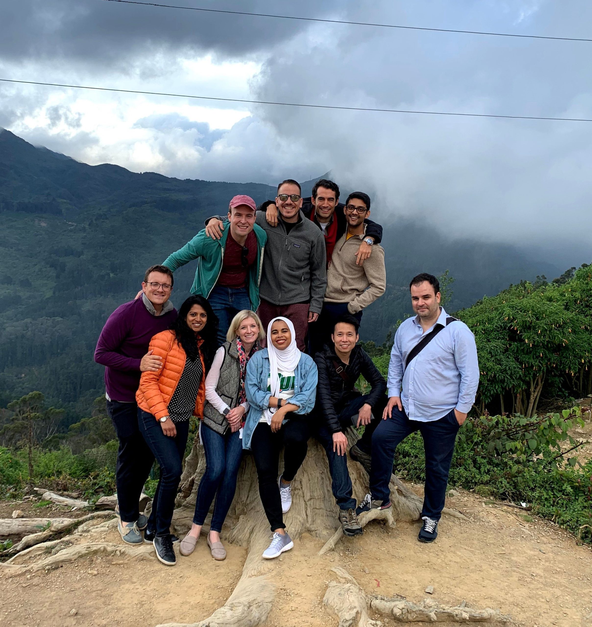 Former Millennium Fellows on a previous study tour