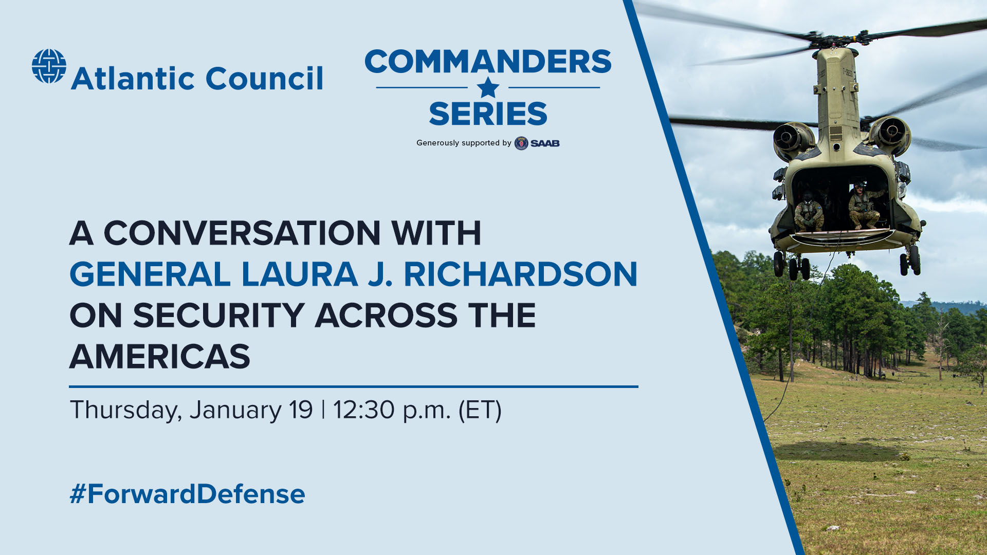 A conversation with General Laura J. Richardson on security across the