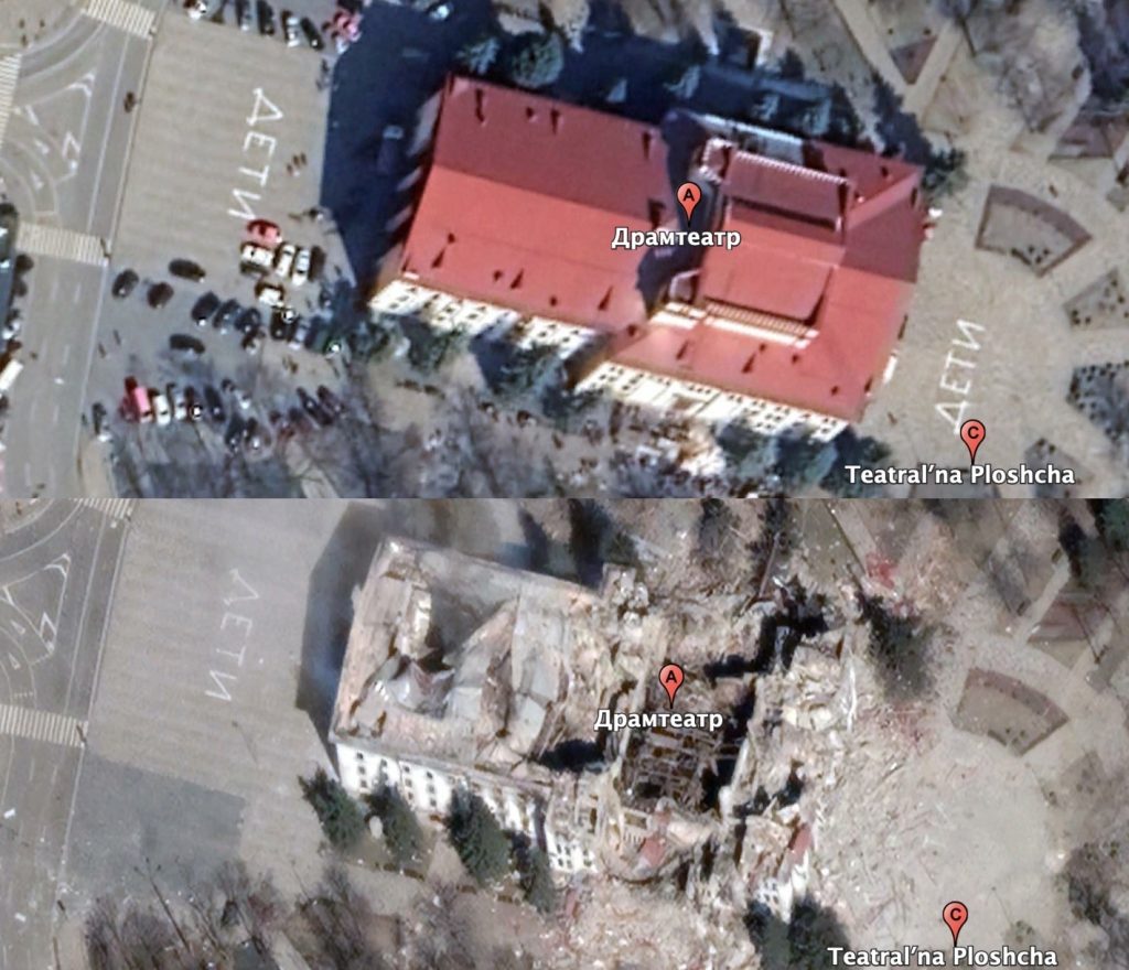 Russian War Report: <strong>Updated Google Earth imagery details destruction in Mariupol</strong>