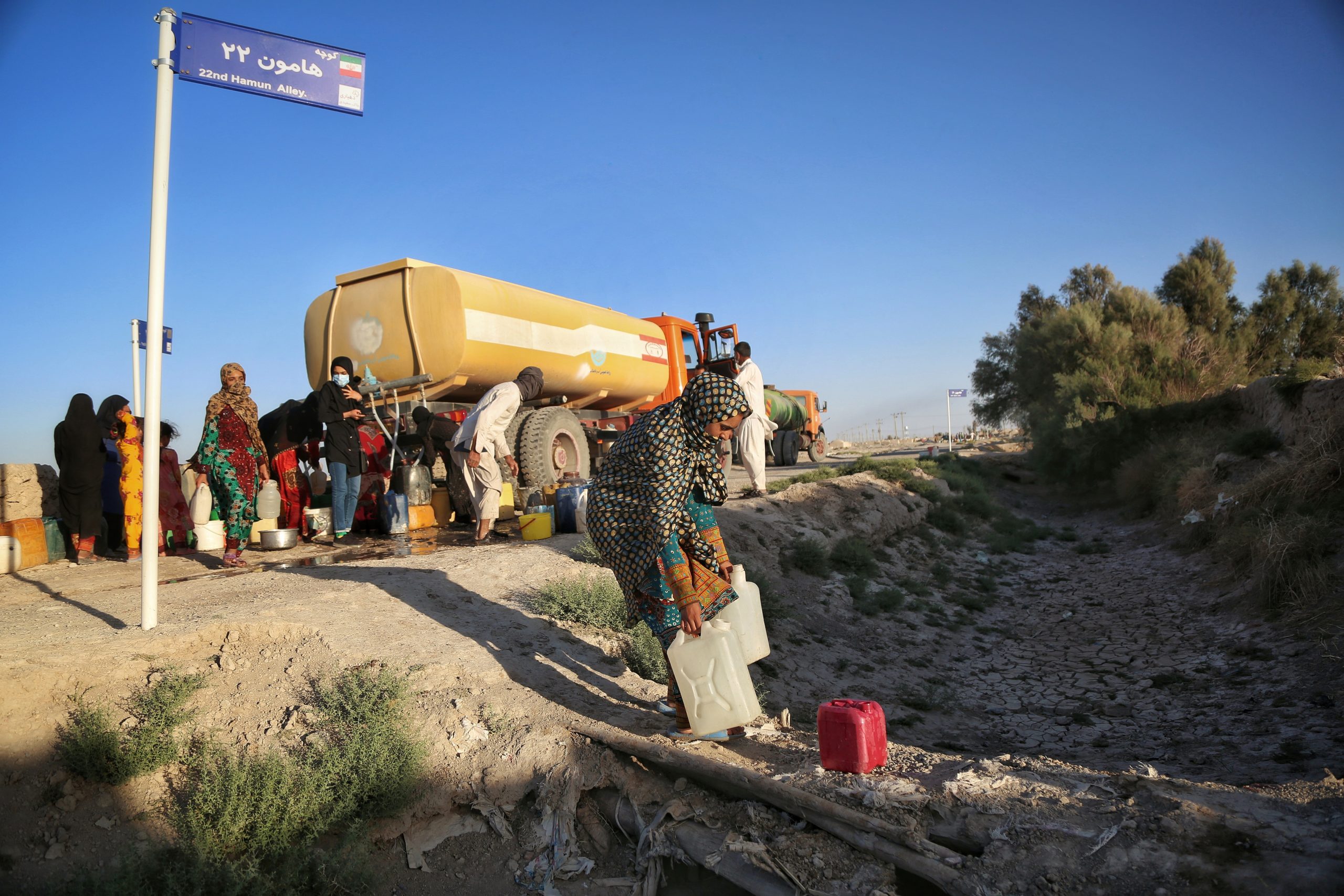 Iran and Afghanistan are feuding over the Helmand River. The water wars