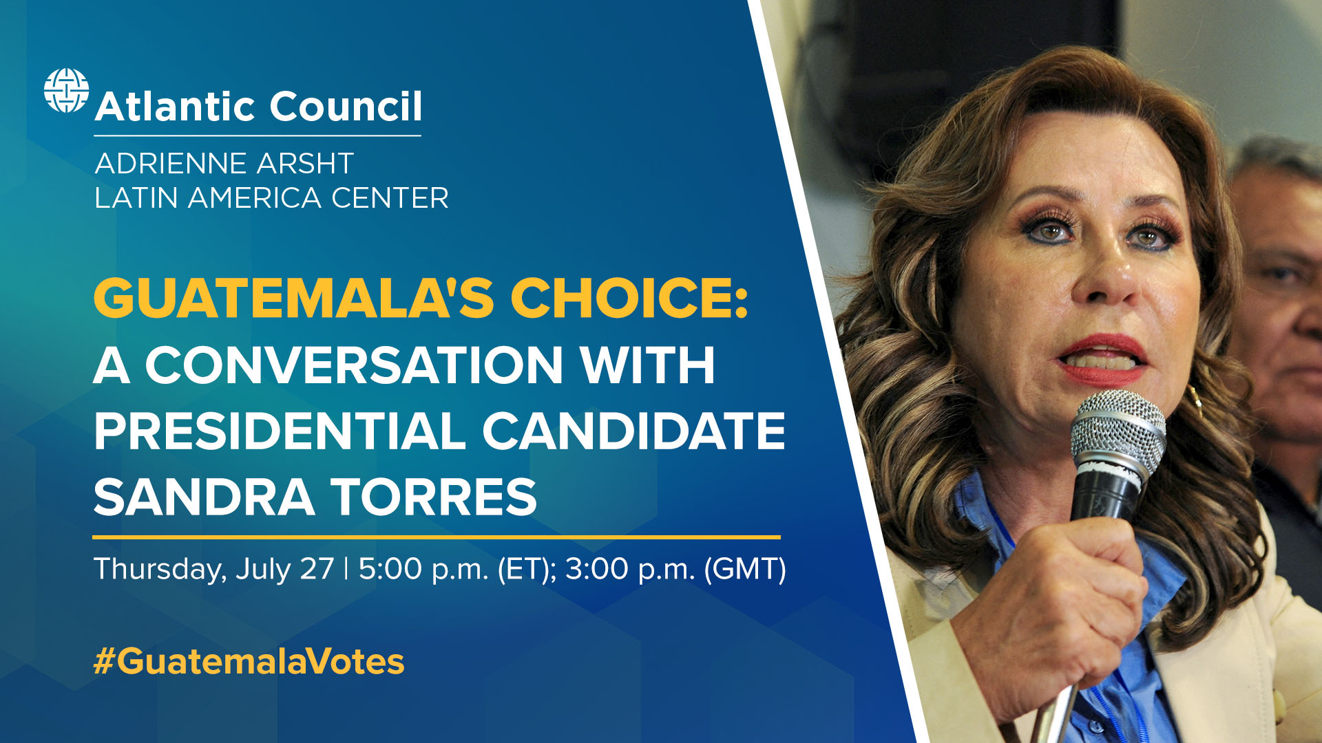 La elección de Guatemala: una conversación con la candidata presidencial Sandra Torres