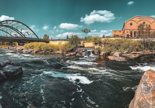 A river in Denver Colorado