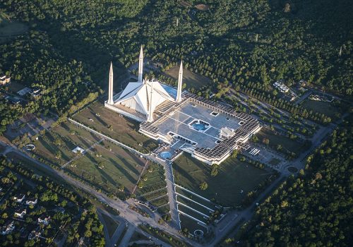 Faisal Mosque in Islamabad, Pakistan