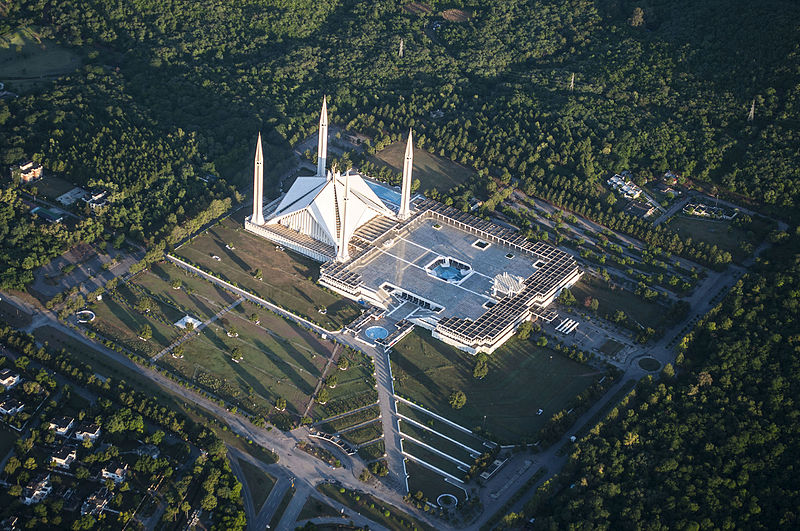 Faisal Mosque in Islamabad, Pakistan