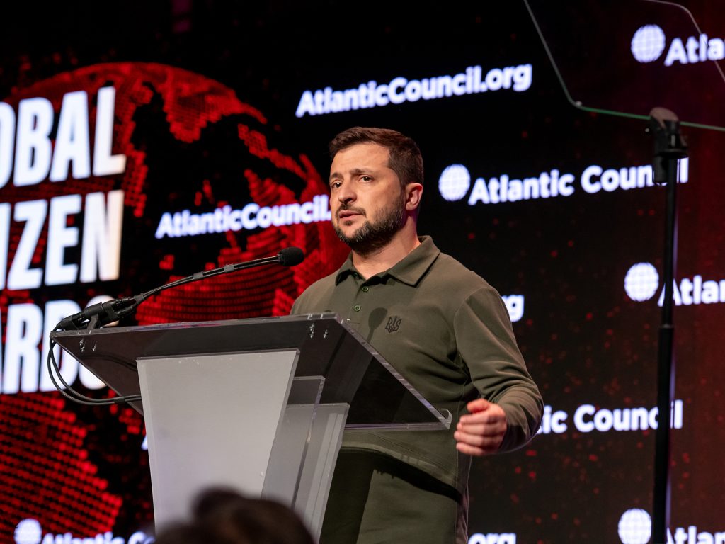 President Volodymyr Zelenskyy dedicates his Global Citizen Award to the brave people of Ukraine and those killed by ‘Russian terrorists.’ Read his full remarks.