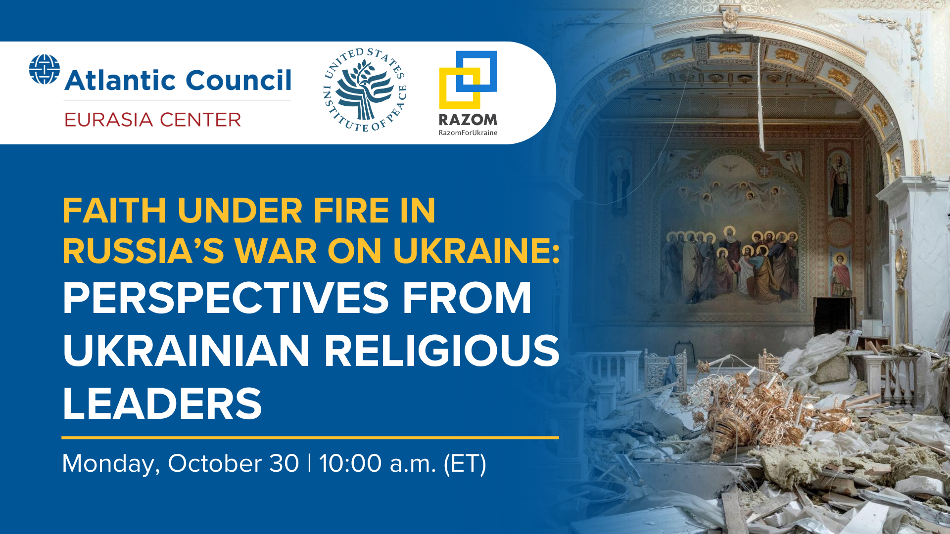 Faith under fire in Russia’s war on Ukraine Atlantic Council