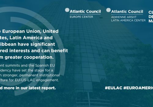The European Union, United States, Latin America and Caribbean have significant shared interests and can benefit from greater cooperation. Recent summits and the Spanish EU presidency have set the stage for a much stronger, permanent institutional structure for EU-US-LAC engagement.