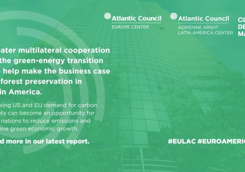 Greater multilateral cooperation on the green-energy transition can help make the business case for forest preservation in Latin America. Growing US and EU demand for carbon offsets can become an opportunity for LAC nations to reduce emissions and achieve green economic growth.