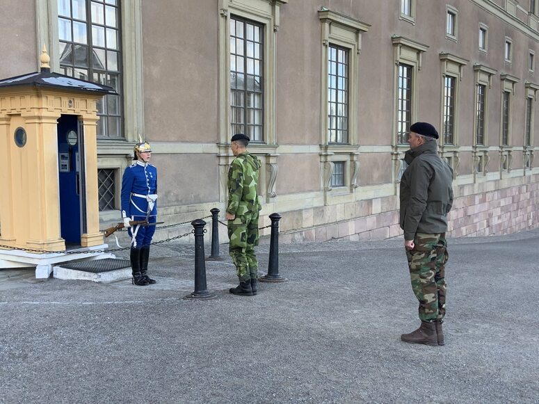 General Micael Bydén, Swedish Chief of Defence and Admiral Rob Bauer, Chair of the NATO Military Committee at EX Vigilant Knife. NATO