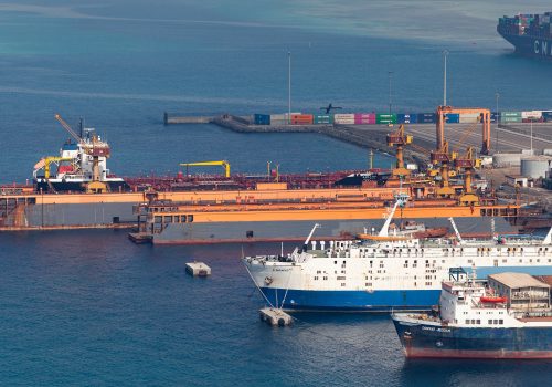 Ships on Red Sea