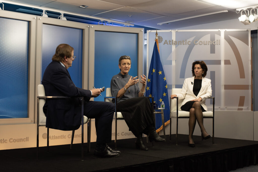 Gina Raimondo and Margrethe Vestager on transatlantic approaches to trade, AI, and China