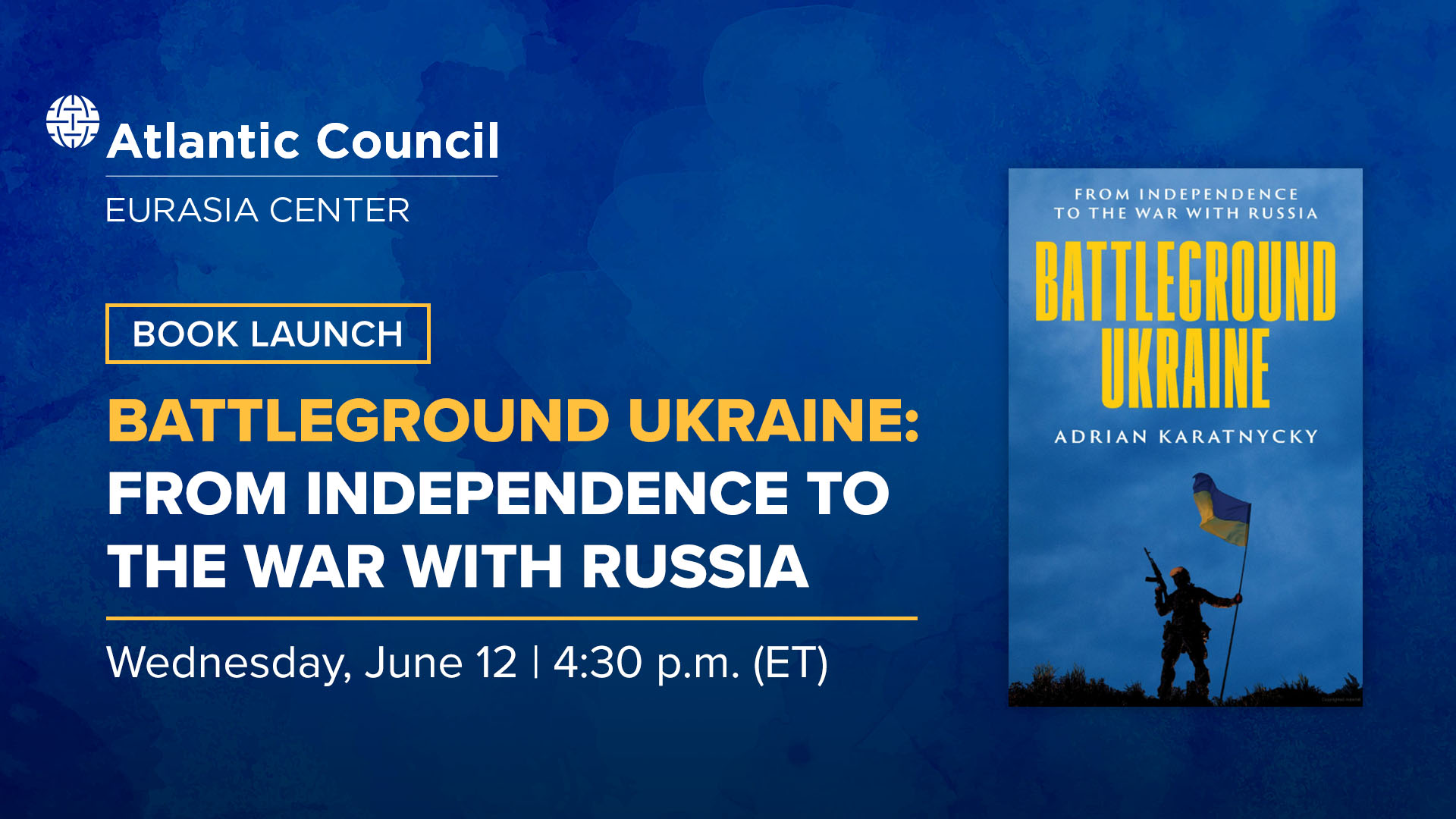 Book launch | "Battleground Ukraine: From Independence to the War with ...