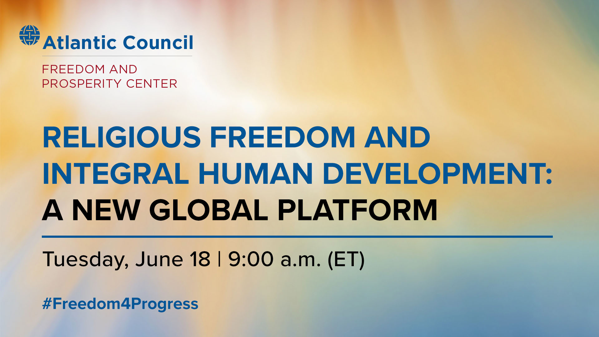 Religious freedom and integral human development: A new global platform ...