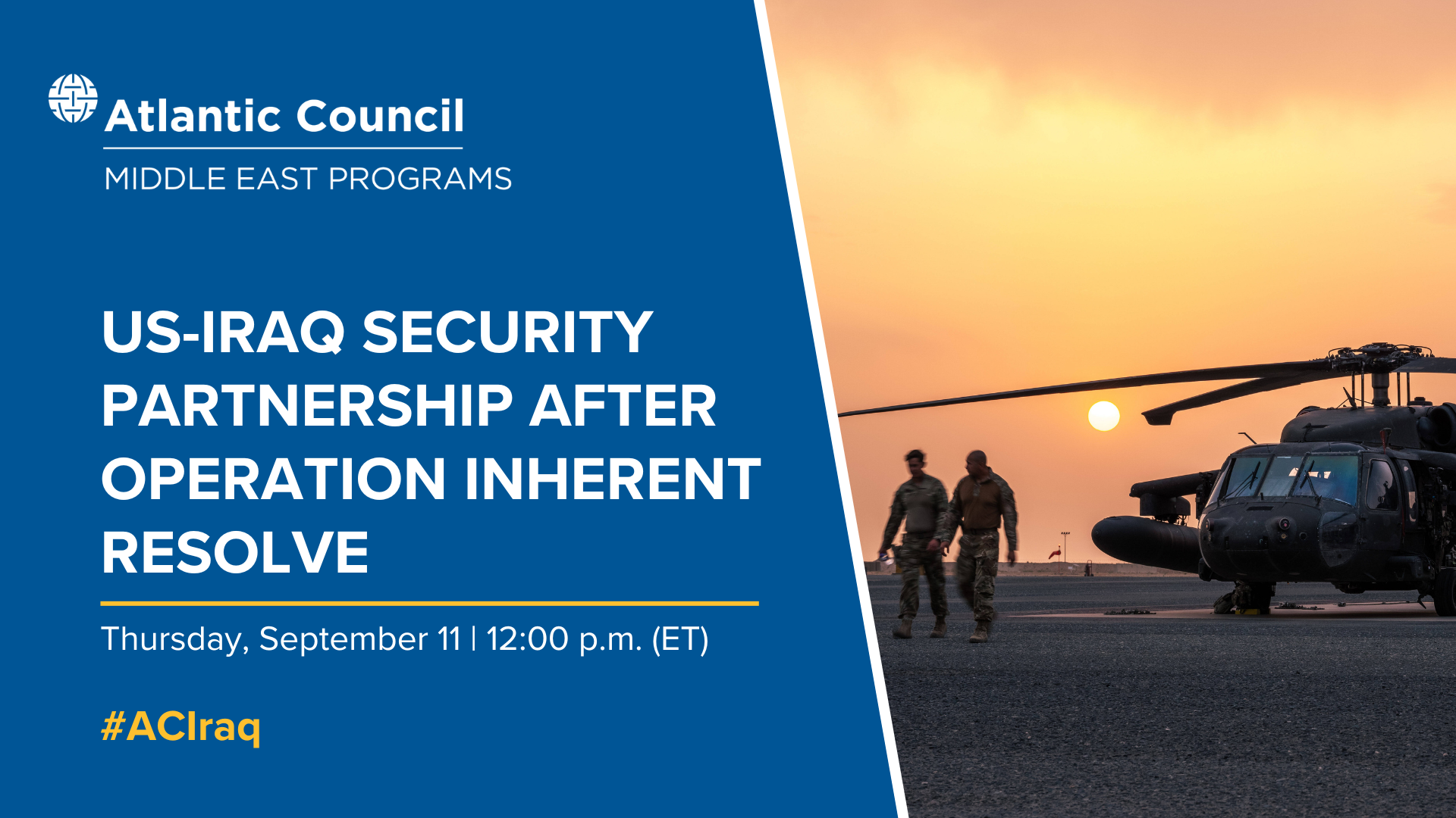 US-Iraq security partnership after Operation Inherent Resolve