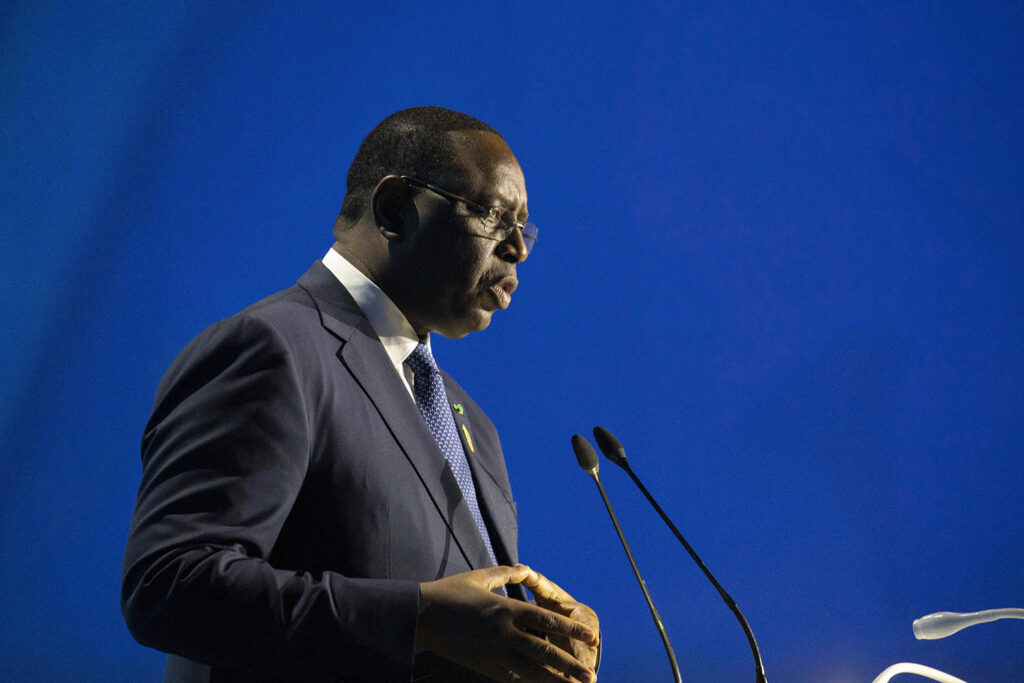 Former Senegalese President Macky Sall on designing an international architecture with Africa in mind