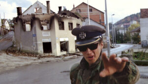 Reporters faced risks covering the Bosnian war.