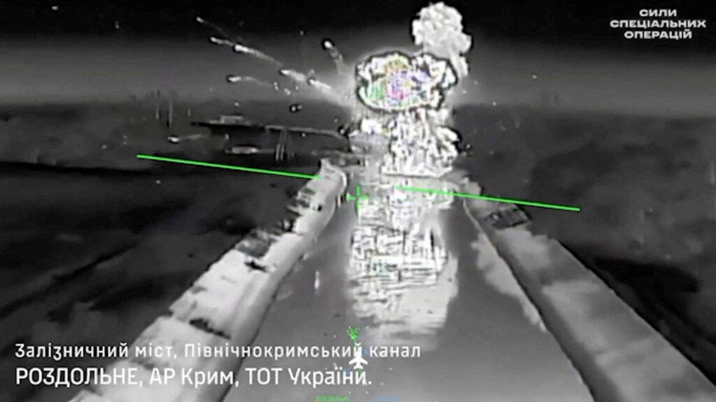 Ukraine tightens drone blockade of Russian-occupied Crimea